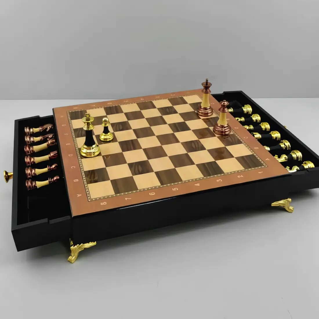 Şahmat Lövhəsi Wooden Luxe 42 Sm - Image 2