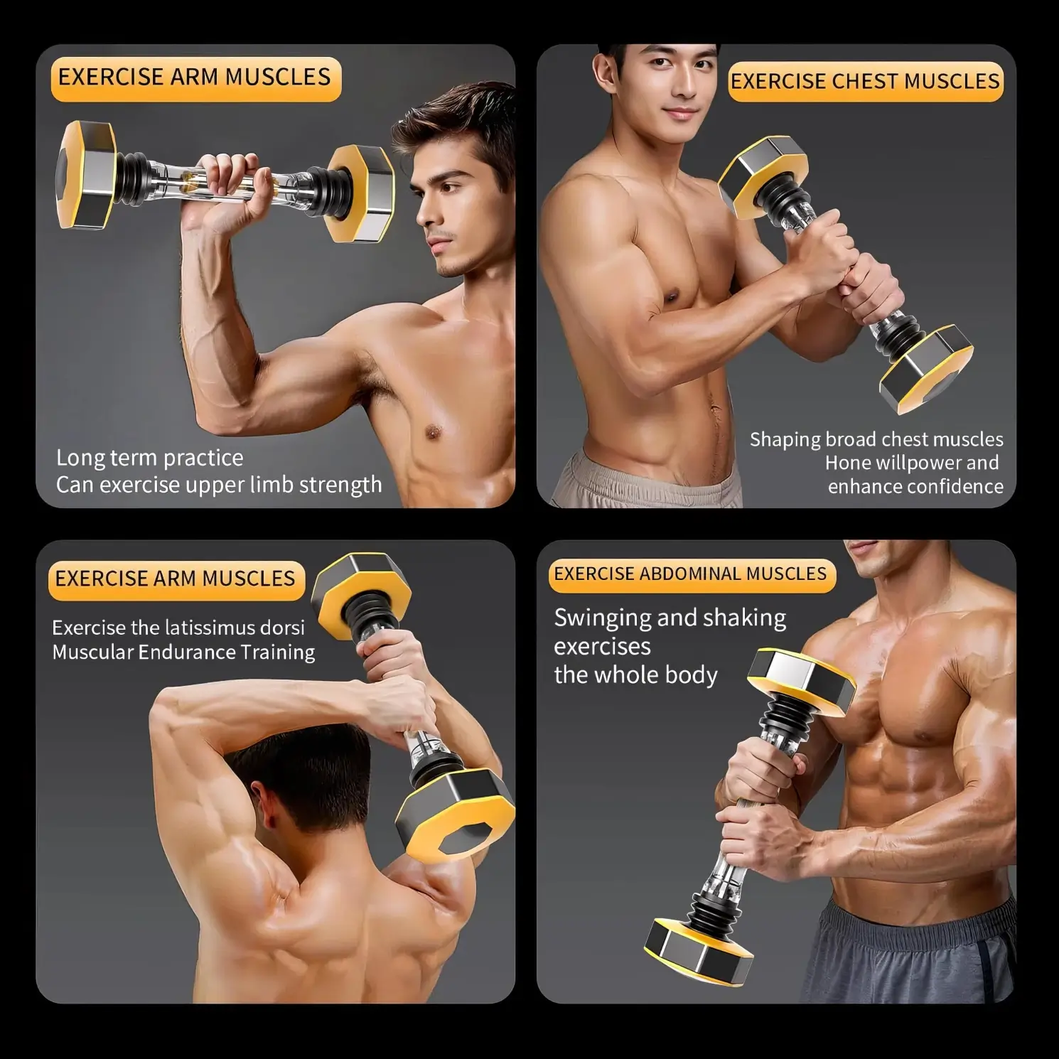 Shake Weight Adjustable Dumbbell Qantel - Image 2