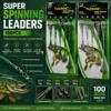 Super Spinning Leaders 100pcs Balıqçılıq Üçün