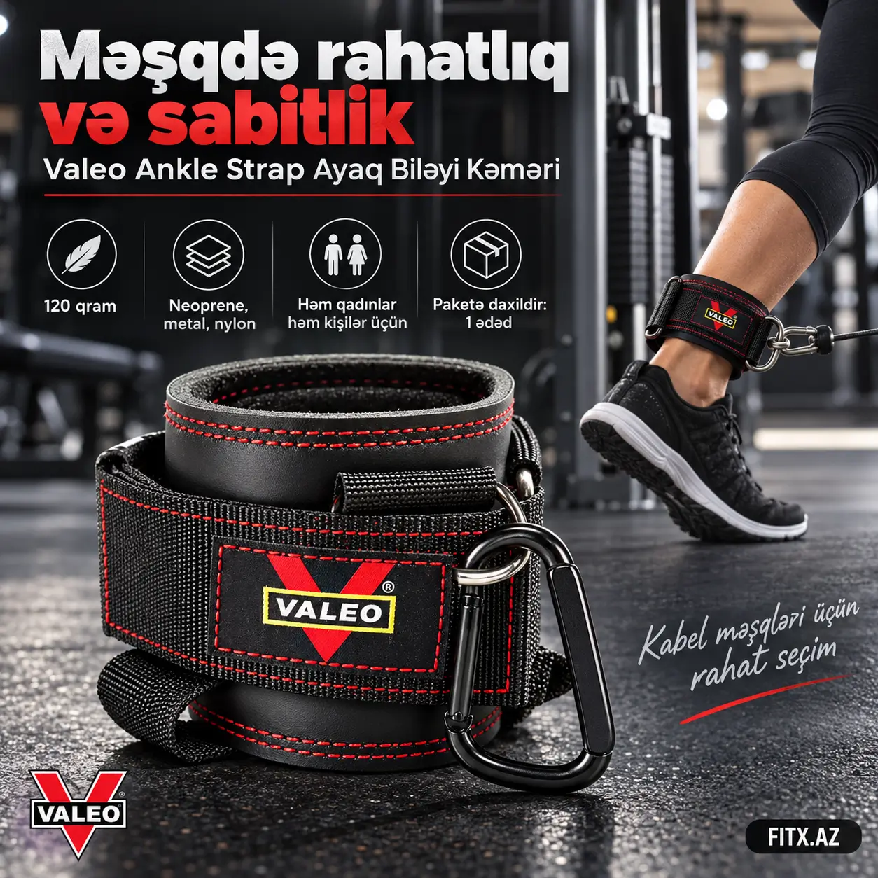 Valeo Ankle Strap Ayaq Biləyi Kəməri