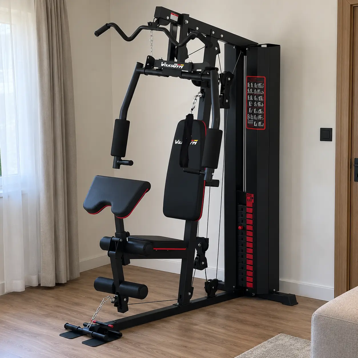 Volks Gym VG-18HG Version 2 Çoxfunksiyalı Trenajor Multi Gym - Image 2