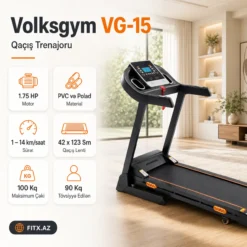 Volksgym VG-15 Treadmill Qaçış Trenajoru (Беговой)