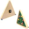 Wooden Billiard Pool Ball Clock 14 Inch Triangle - Image 3