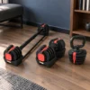 Live Up LS3224 Dumbbell Set Tənzimlənən Qantel tanq Gira Dəsti - Image 2