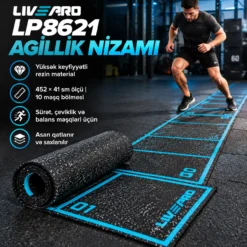 LivePro Rubber Agility Ladder Sürət və Çeviklik Məşq Nərdivanı