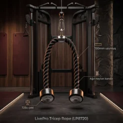 LivePro Tricep Rope (LP8720) Triseps Kəndiri