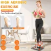 Mini Stepper Orange Ev üçün Pilləkən Effektli Fitness Trenajoru - Image 5