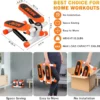 Mini Stepper Orange Ev üçün Pilləkən Effektli Fitness Trenajoru - Image 7
