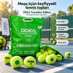 ODEA Tennis Ball 60 pc Tennis Training Balls Wear-resistant High Quality Tennis Topu