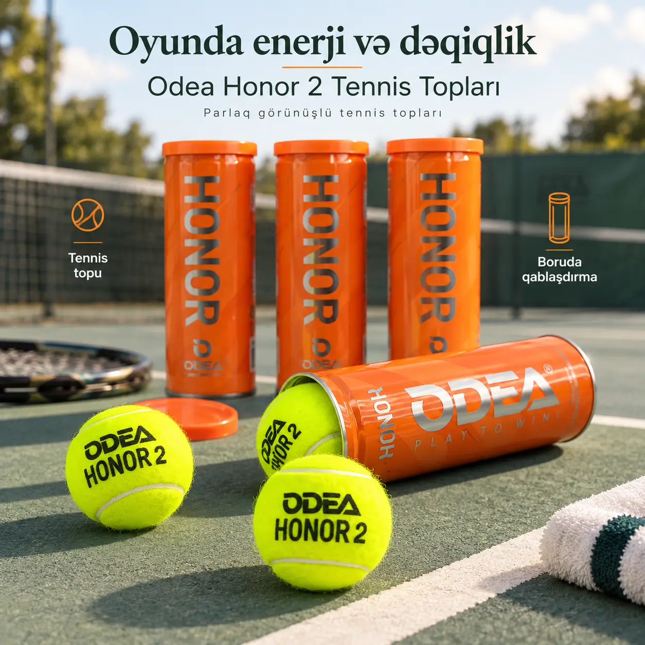 Odea Honor 2 Tennis Topları