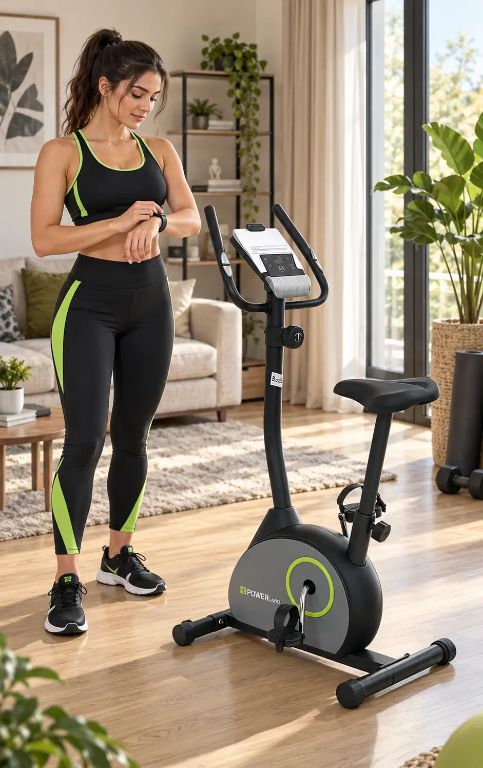 Powerland YK-B0901 Exercise Bike Velotrenajor - Image 2