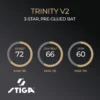 Stiga Trinity v2 3 Star Table Tennis Stolüstü Tennis Raketi - Image 5