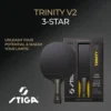 Stiga Trinity v2 3 Star Table Tennis Stolüstü Tennis Raketi