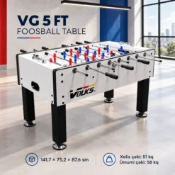 5FT Soccer Table Stolüstü Futbol Masası