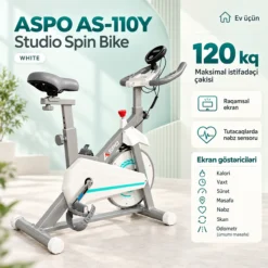 Aspo Studio Spin Bike AS-110Y White