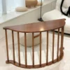 Banana Rocking Chair Simple Solid Wood Recliner Yellənən Kreslo - Image 6