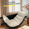 Banana Rocking Chair Simple Solid Wood Recliner Yellənən Kreslo - Image 3