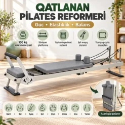 Foldable Pilates Reformer Qatlanan Pilates Reformeri