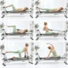 Foldable Pilates Reformer Qatlanan Pilates Reformeri - Image 4