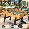 HLC 4 FT Qatlanan Stolüstü Futbol Masası Foosball – Ailəvi Əyləncə üçün