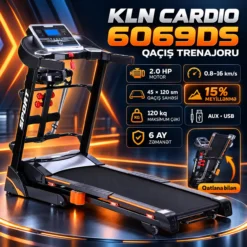 KLN Cardio 6069DS Qaçış Trenajoru Treadmill (Беговой)