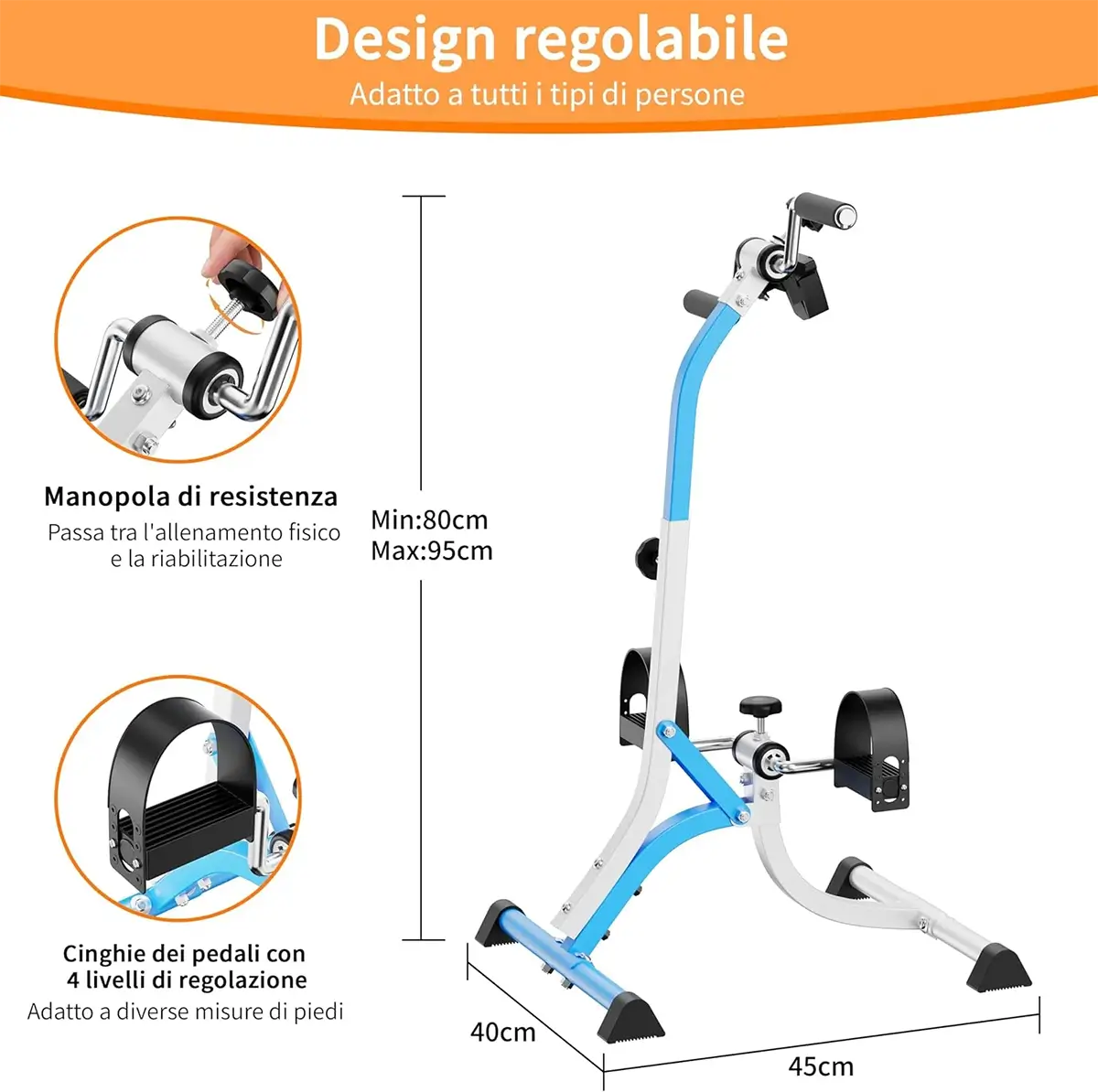 Qol və Ayaqlar üçün LCD Ekranlı Mini Velotrenajor Arm and Legs for Mini Bike - Image 8