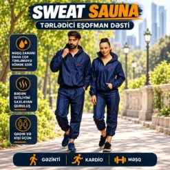 Sweat Sauna Tərlədici Eşofman Dəsti