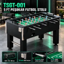 TSGT-001 – 5 FT Stolüstü Futbol Masası Foosball