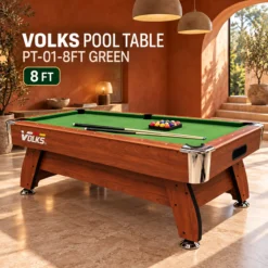 Volks PT-01-8FT Green – 8 FT Yaşıl Bilyard Masası