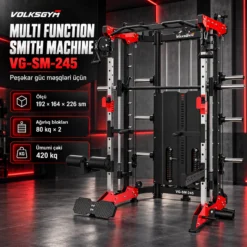 Volksgym Çoxfunksiyalı Smith Machine VG-SM-245